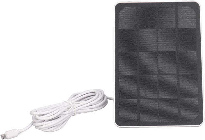Solarpanel-Kit 10 Watt tragbar, mit Micro-USB-Ladegerät für Überwachungskameras, Outdoor, Camping, R