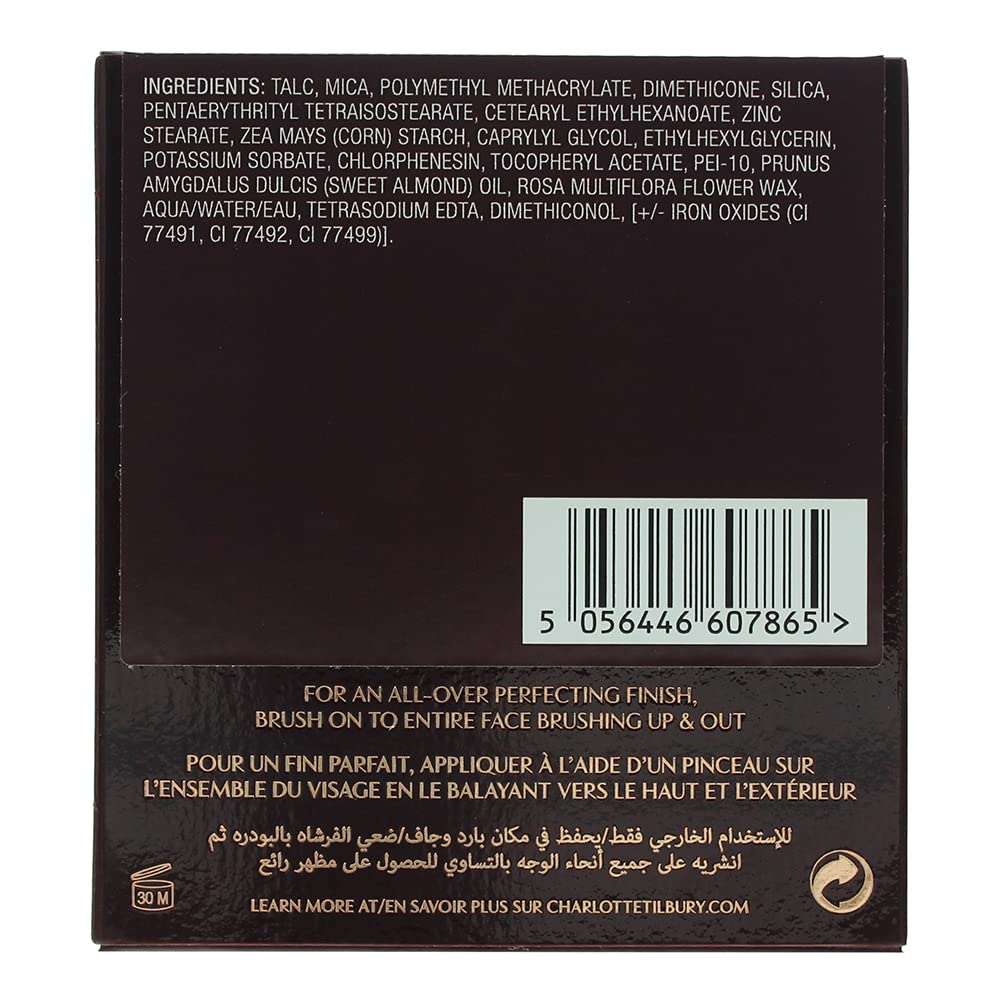 CHARLOTTE TILBURY Refillable Airbrush Flawless Finish 8g Tan Hellbraun 8.00 g (1er Pack), Hellbraun