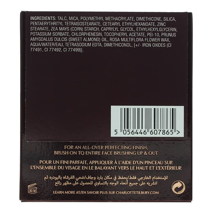 CHARLOTTE TILBURY Refillable Airbrush Flawless Finish 8g Tan Hellbraun 8.00 g (1er Pack), Hellbraun