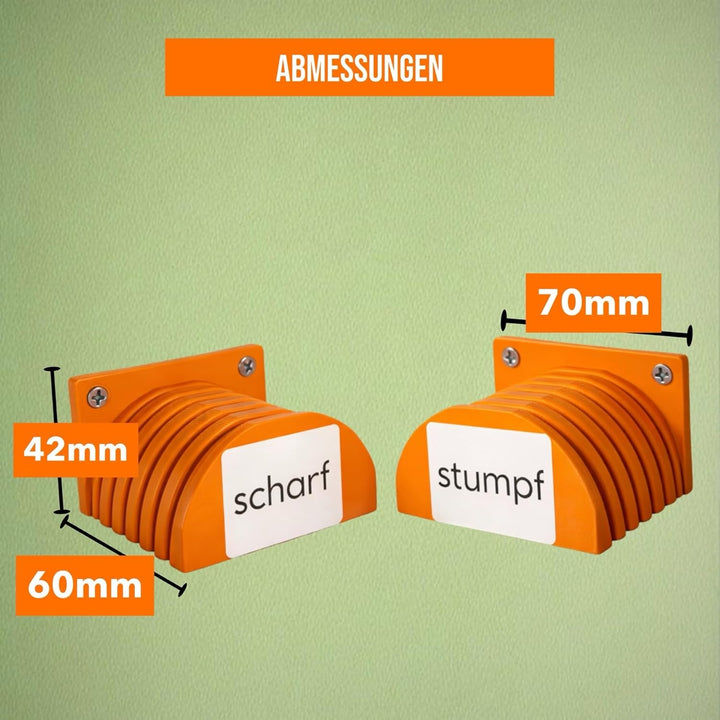 2er Set Universal Sägeketten Halterung – Robuste Wandhalterung für Sägeketten aller Art – Der ideale