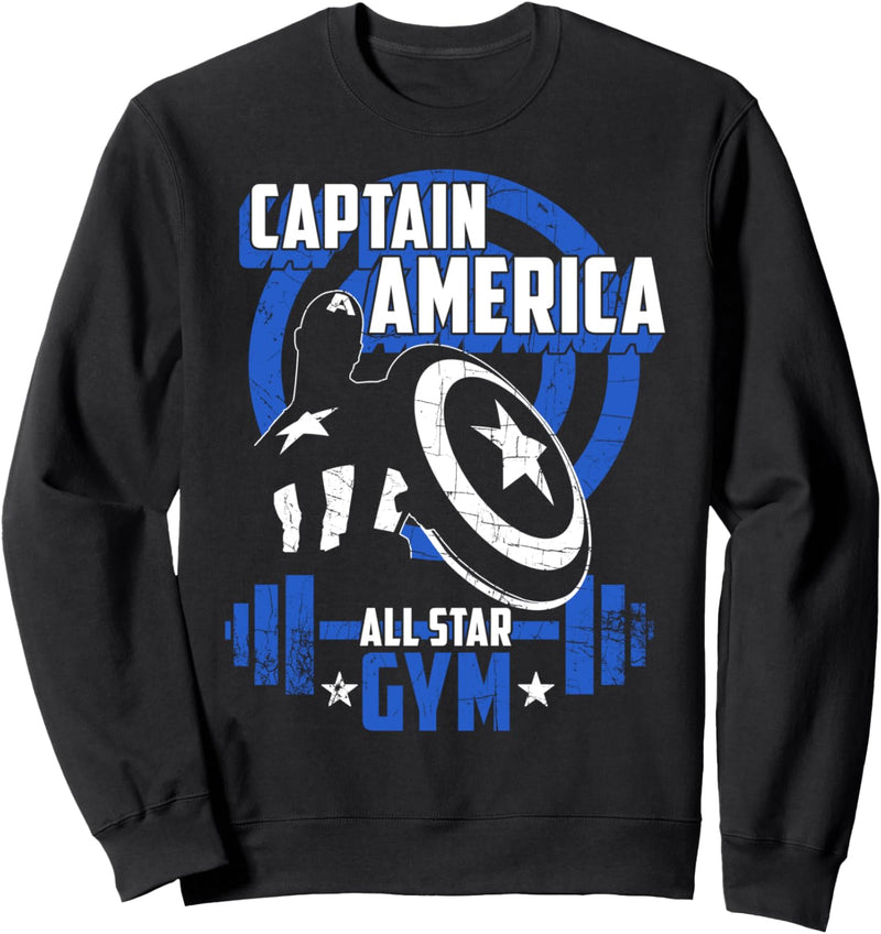 Marvel Captain America All-Star Gym Silhouette Hero Sweatshirt