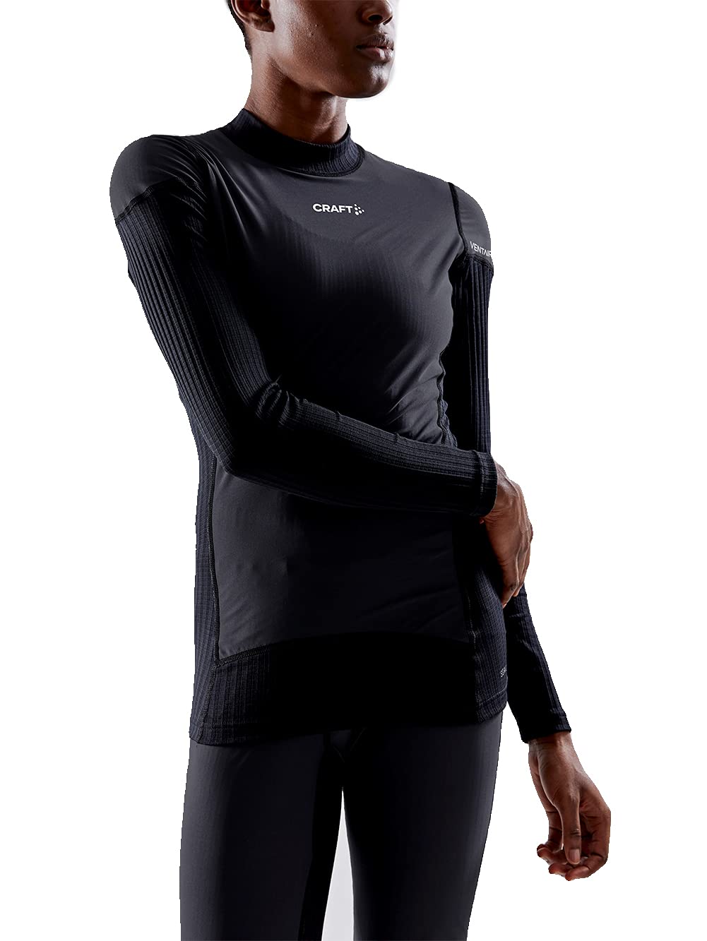 Craft Damen Active Extreme X Wind Ls W Oberteile S Schwarz/Granit, S Schwarz/Granit