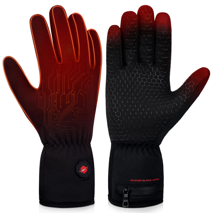 Dr.warm Winter Beheizbare Handschuhe Wiederaufladbar, Beheizte Handschuhe Touchscreen mit 3 Heizstuf