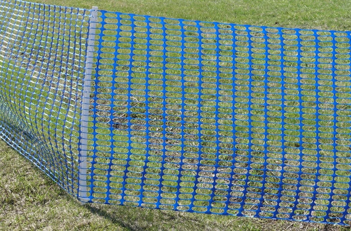 Callieway Agility Parcoursabgrenzung, Hundezaun, Sicherheitszaun, Bauzaun, Campingzaun blau, extra r