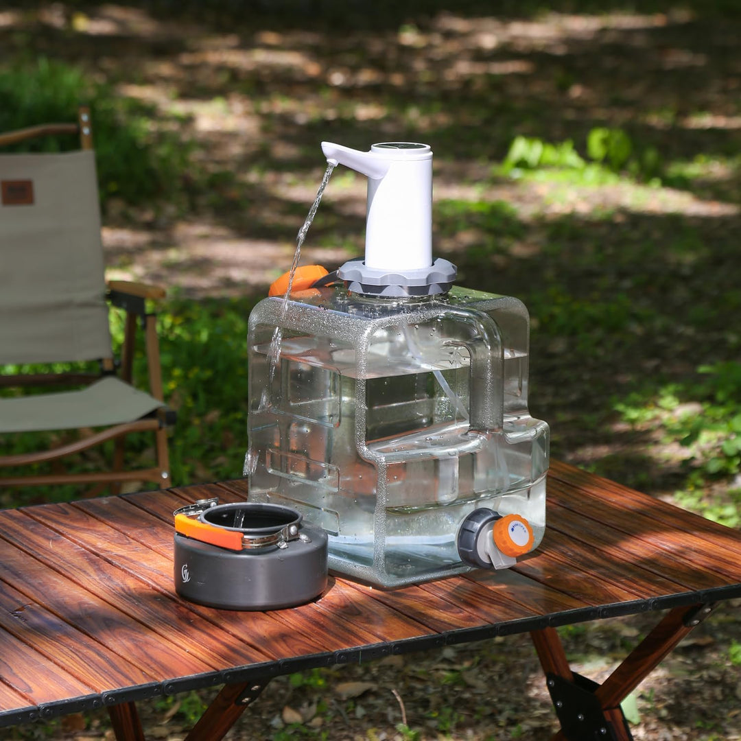8-20L Wasserbehälter mit Hahn, Camping Wasserkanister kompatibel mit elektrischen Wasserpumpen, Trag