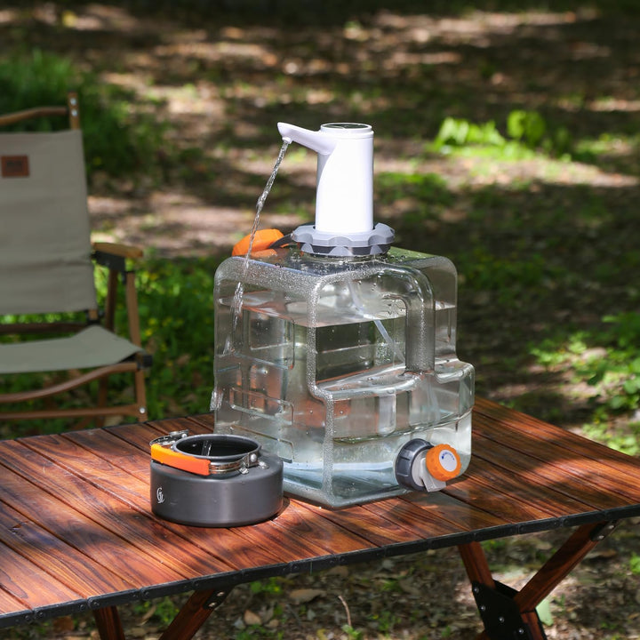 8-20L Wasserbehälter mit Hahn, Camping Wasserkanister kompatibel mit elektrischen Wasserpumpen, Trag