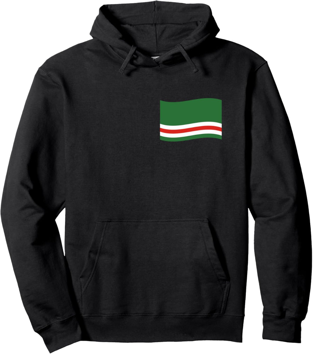 Tschetschenische Flagge Pullover Hoodie