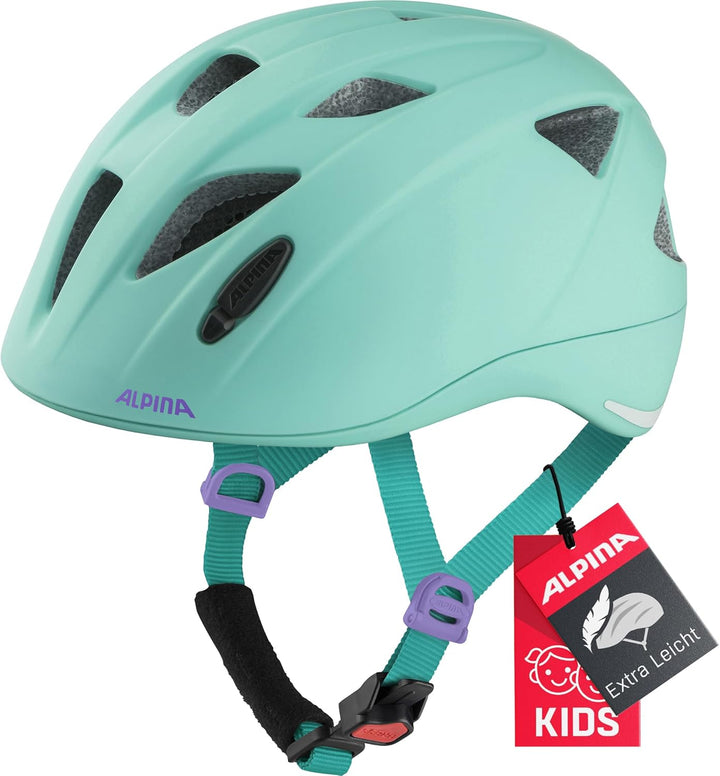 ALPINA XIMO L.E. - Leichter, Sicherer & Bruchfester Fahrradhelm Mit Optionalen LED-Licht Für Kinder
