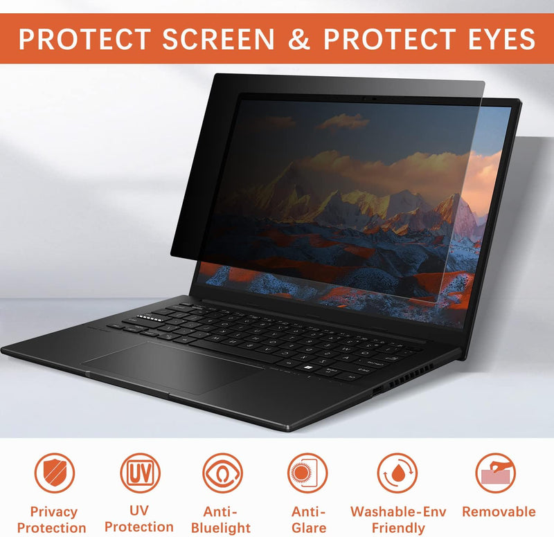 HaruYo Laptop Blickschutzfilter 11.6 Zoll 16:9, Notebook Privacy Filter, Anti-Spy Blickschutzfolie A
