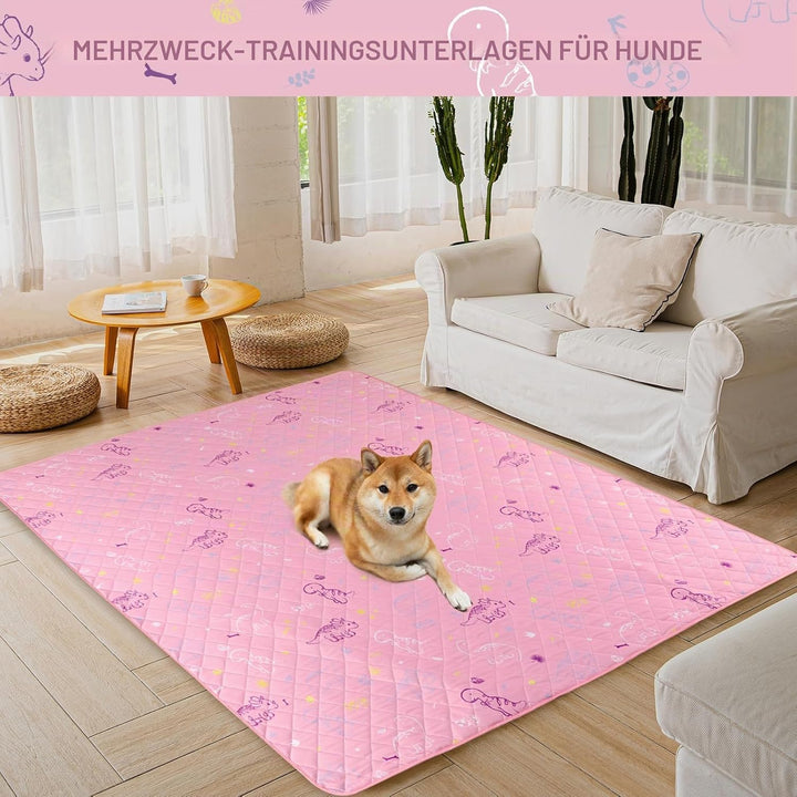 IEUUMLER 1 Stück Welpenunterlagen Waschbar für Hunde, Wiederverwendbar und Schnell Absorbierend PIPI