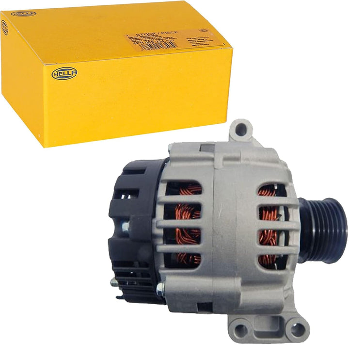 HELLA - Generator/Lichtmaschine - 14V - 120A - für u.a. Renault Scénic I Mpv (JA0/1_, FA0_) - 8EL 01
