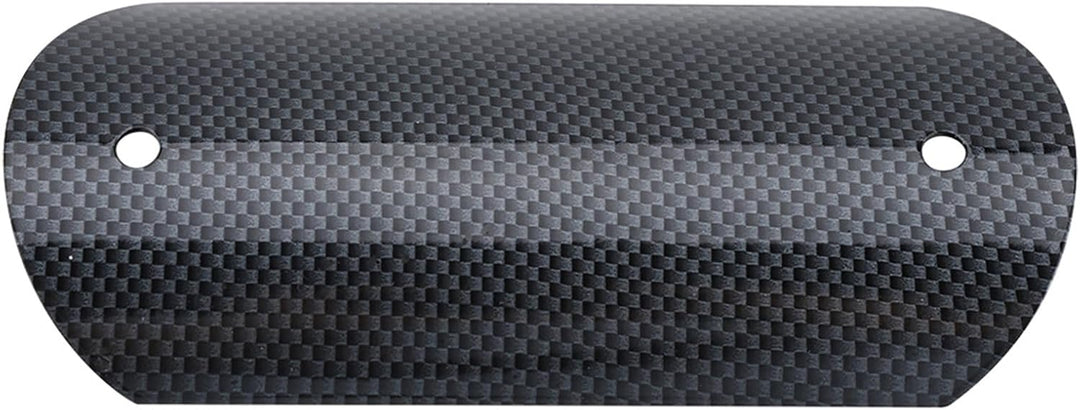 Qiilu Wärmedämmung Abdeckung Motorrad Hitzeschild 1-Stück Motorrad Auspuffrohr Hitzeschild aus rostf