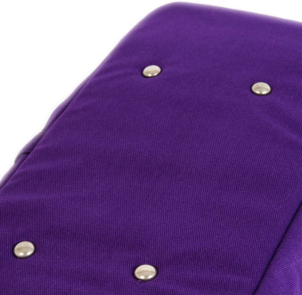 Yoga Studio YS/KitBag/SolidColours/Purple Yoga Kit, 71 x 23 x 18 cm, Baumwolle Yogamatte Tasche mit