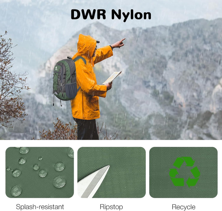 25L Wandernrucksack Damen Herren, Outdoor Rucksäcke Tagesrucksäcke, Wasserdichter Reiserucksack für