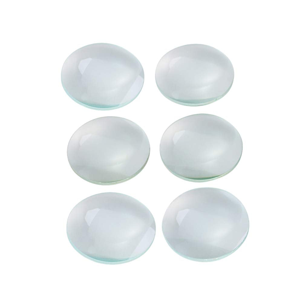 ibasenice Premium Optisches Glas - 6 Stück Glaslinse Optische Linse 3cm / 5cm / 5cm Durchmesser 50 M