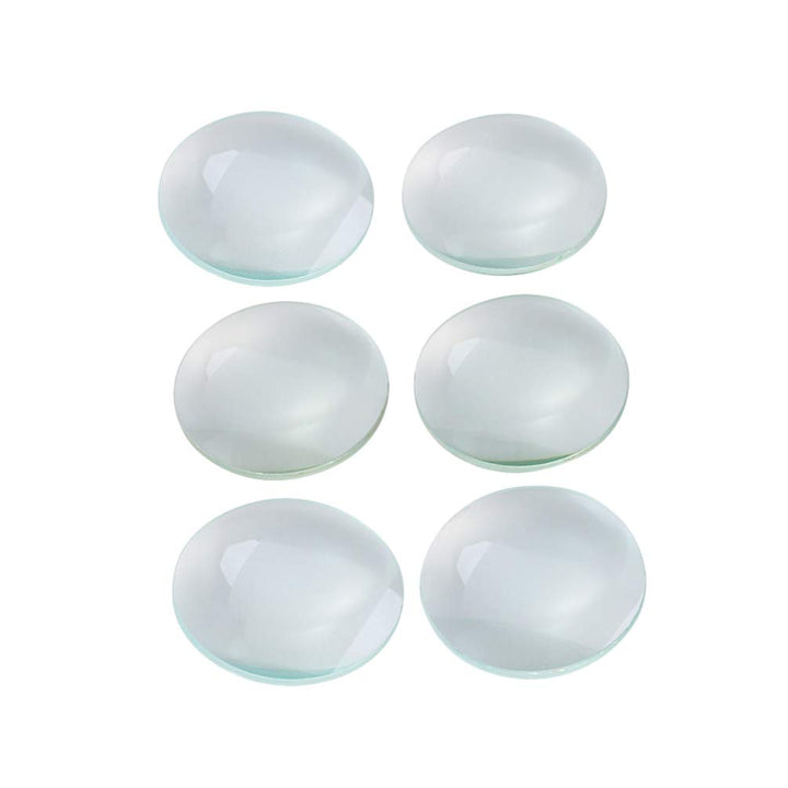 ibasenice Premium Optisches Glas - 6 Stück Glaslinse Optische Linse 3cm / 5cm / 5cm Durchmesser 50 M