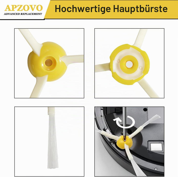 Zubehör Ersatzteile für iRobot Roomba 600 604 605 606 610 612 614 615 616 620 621 626 627 630 631 63