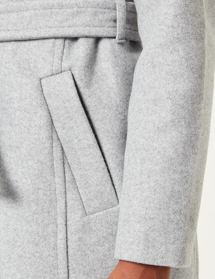 VERO MODA female Mantel VMPAULA Mantel XS Light Grey Melange, XS Light Grey Melange
