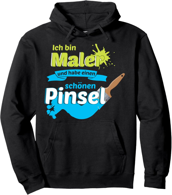 Maler Lustig Herren Männer Mann Maler Pullover Hoodie