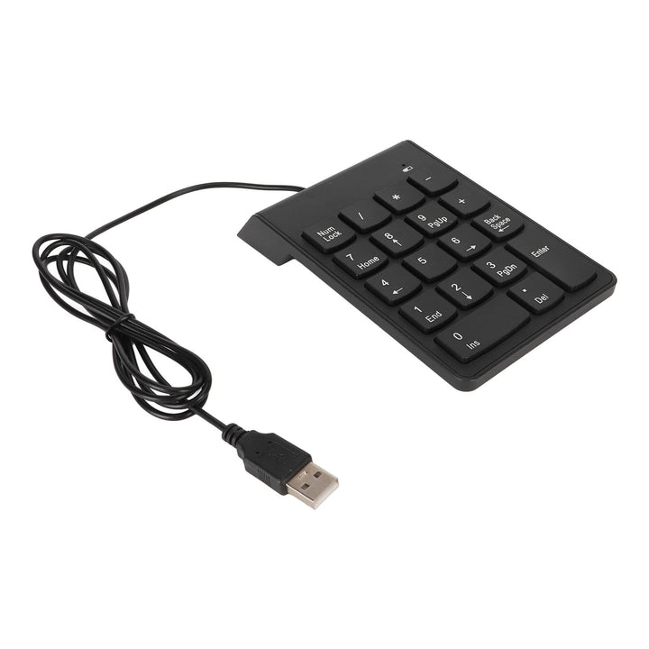 Denash Kabelgebundener Nummernblock, USB-Anschluss, Schnelle Reaktion, Leises Tippen, Zahlentastatur