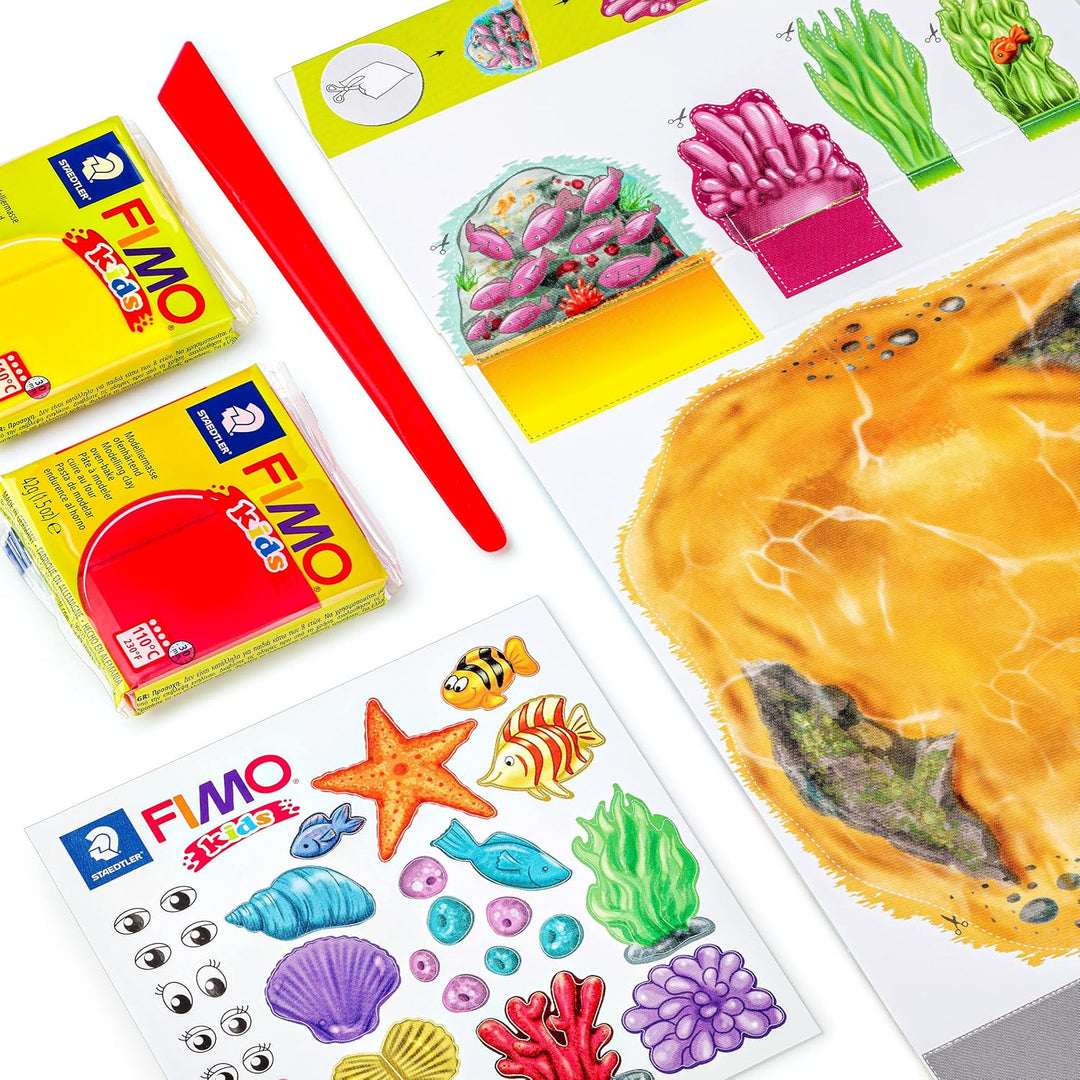 Fimo kids Farm Formen- und Spiel-Set Under the Sea (dt.: unter dem Meer), Under the Sea (dt.: unter