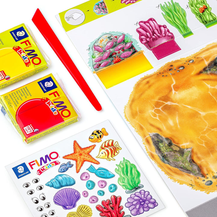 Fimo kids Farm Formen- und Spiel-Set Under the Sea (dt.: unter dem Meer), Under the Sea (dt.: unter