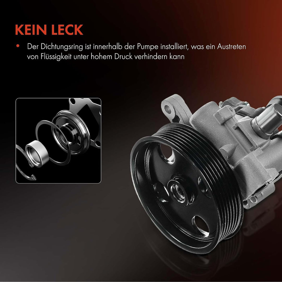 Frankberg Servopumpe Hydraulikpumpe Lenkung Mit Riemenscheibe Kompatibel mit C-Klasse W204 S204 3.0L