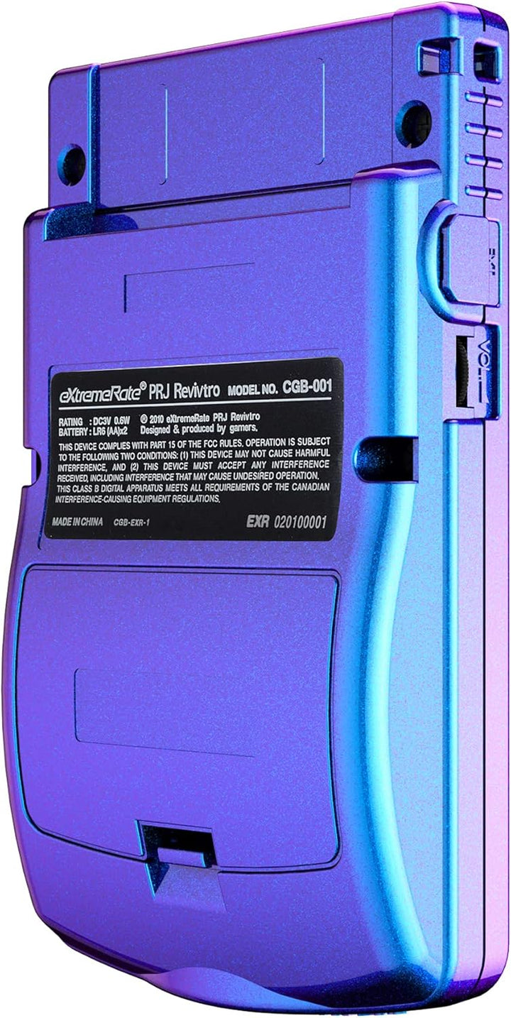 eXtremeRate IPS Ready Upgraded Case&Button für Gameboy Color, DIY-Ersatz Full Hülle Gehäuse Set für