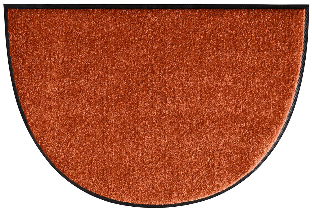 Erwin Müller Fussmatte halbrund Mainz, Schmutzfangmatte, Sauberlaufmatte uni terra Grösse 60x85 halb