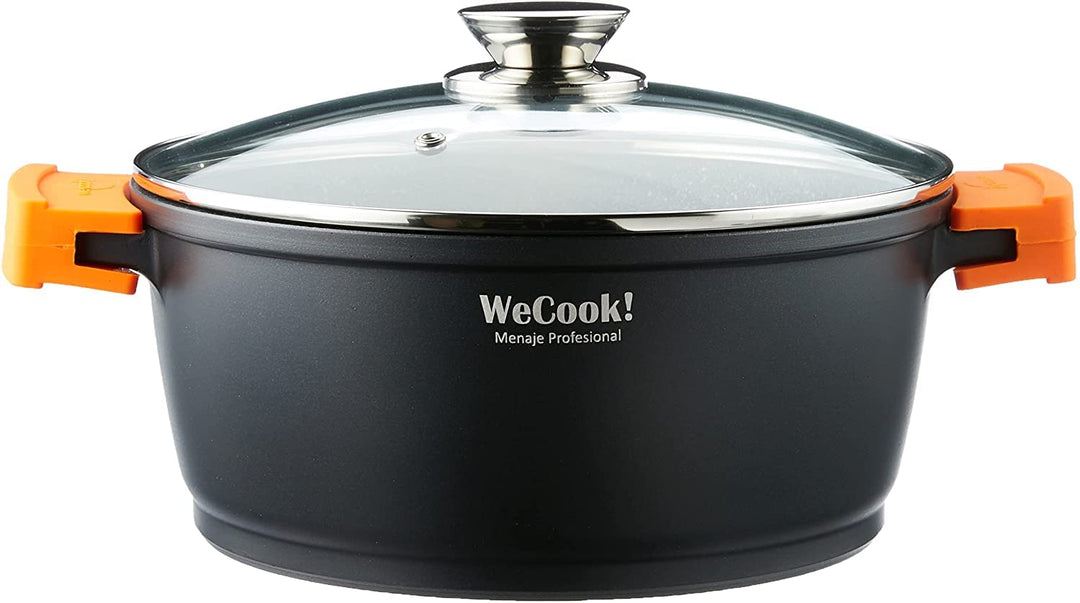 CAST ALUMINIUM POT WITH LID ECOCHEF 32 cm., 32 cm.