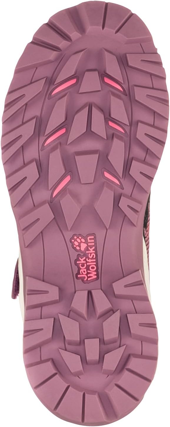 Jack Wolfskin Unisex Kinder Vili Hiker Texapore Mid KWalking-Schuh 31 EU Ash Mauve, 31 EU Ash Mauve