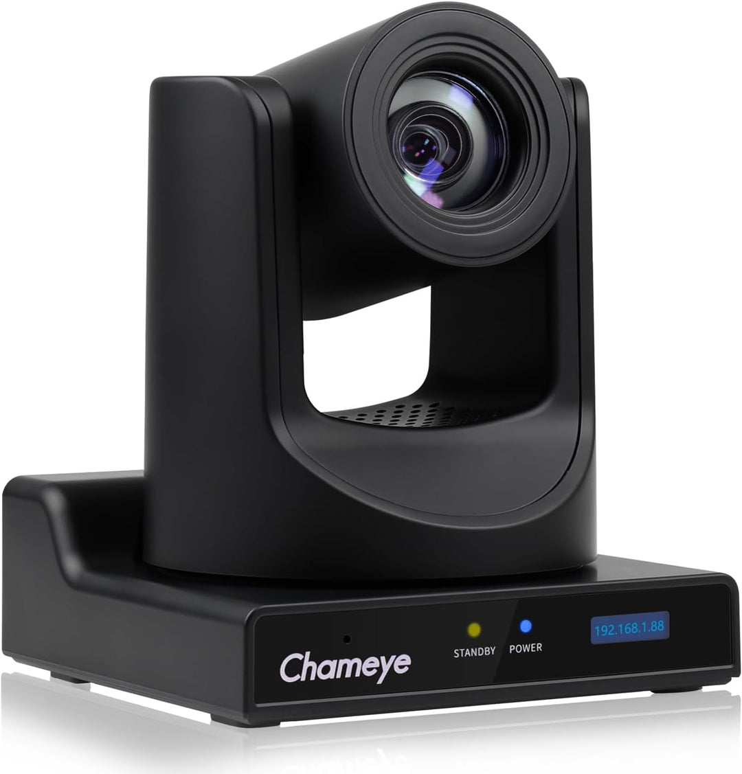 Chameye HDMI PTZ Camera 30x Optical Zoom AI Auto Tracking PTZ Camera with LCD Display, HDMI 3G-SDI I