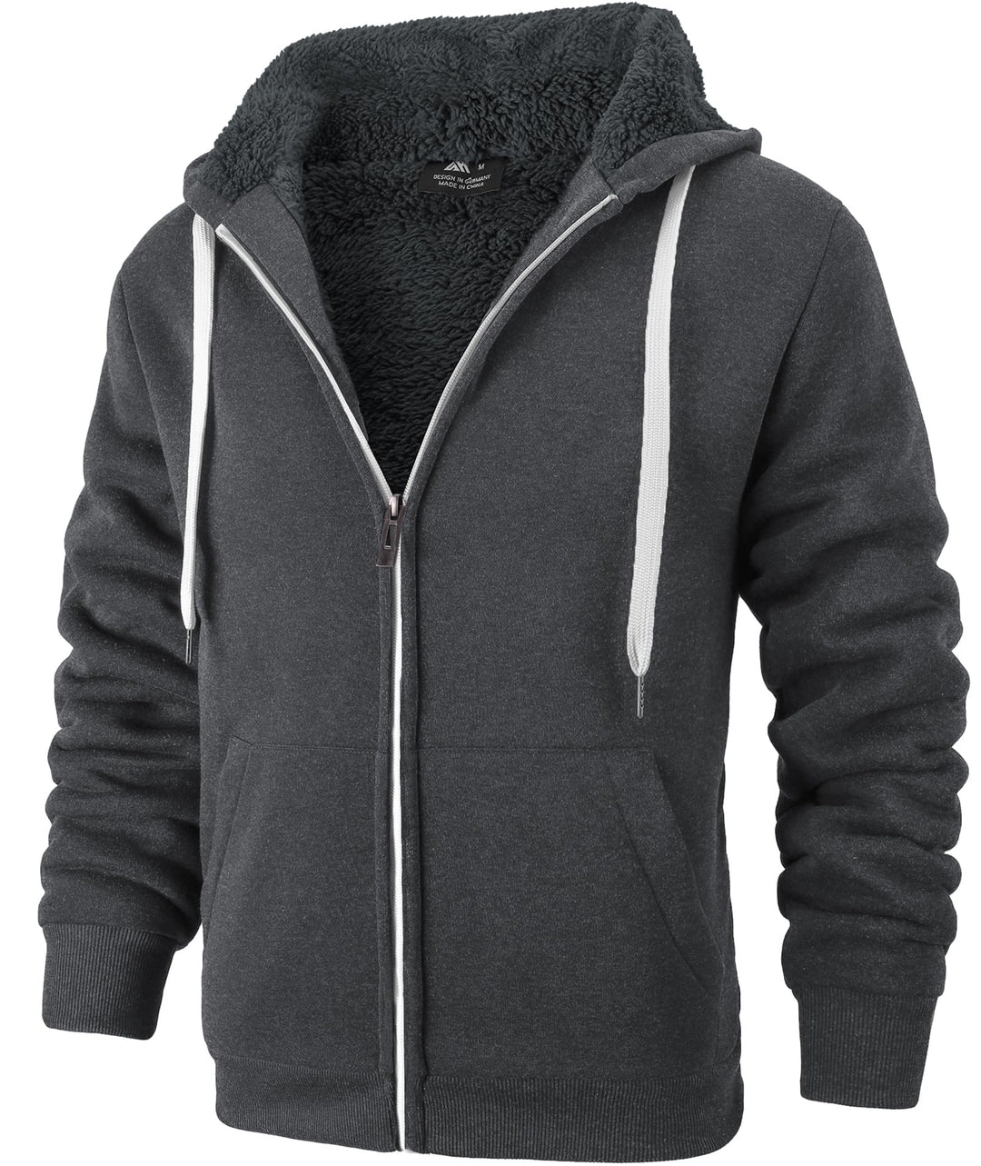 igeekwell Herren Hoodie, Herren Reissverschluss Kapuzenpullover Kapuze Casual Sweatshirt Classic Far