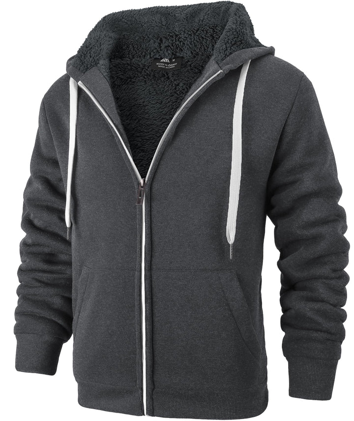 igeekwell Herren Hoodie, Herren Reissverschluss Kapuzenpullover Kapuze Casual Sweatshirt Classic Far