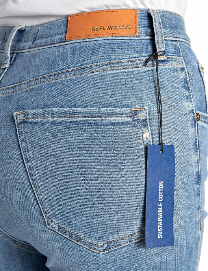 Replay Damen Reyne Jeans 26W / 30L 009 Azul Medio., 26W / 30L 009 Azul Medio.