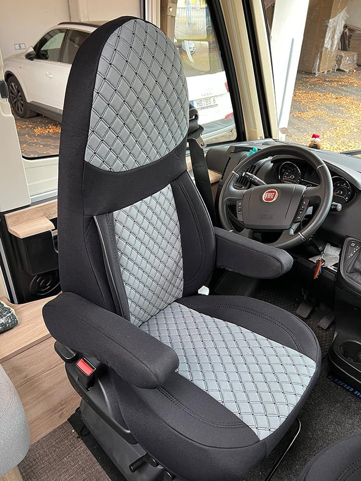 BREMER SITZBEZÜGE Wohnmobil Schonbezüge für Aguti GIS Liner und Milan Sitze | 2er Schonbezug Set ink