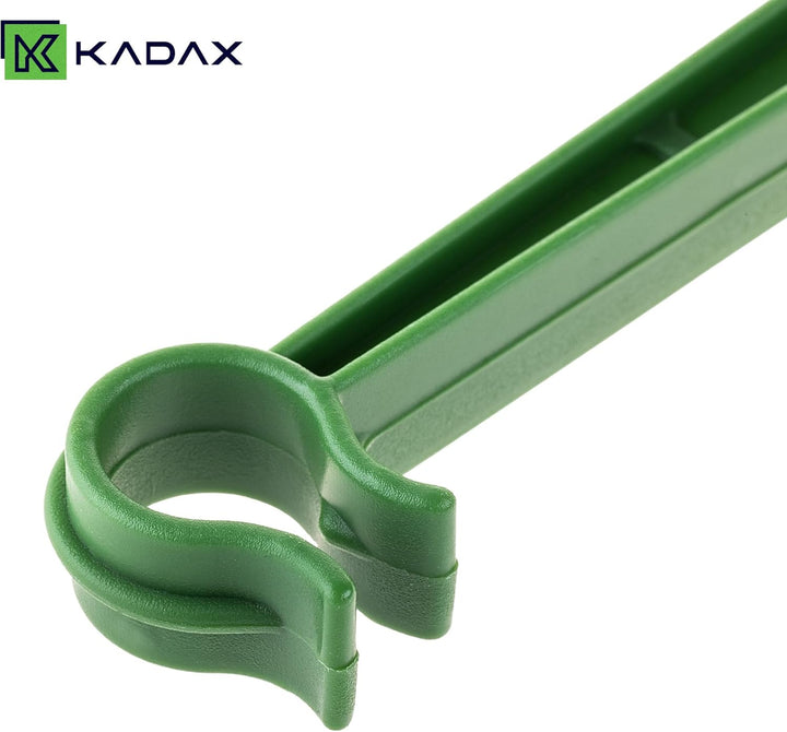 KADAX 10er Set Pflanzstab Verbinder Ø 16 mm, Verbindungselemente für Rankhilfen, Ranktürme und Pflan