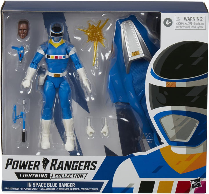 Power Rangers Hasbro Lightning Collection - In Space Blue Ranger &amp; Galaxy Glider Deluxe Action Figur