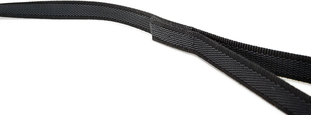 IDC Color & Gray gumierte Leine, 20 mm x 5 m mit Schlaufe, Schwarz-Grau Schwarz-Grau 20 mm x 5 m (mi