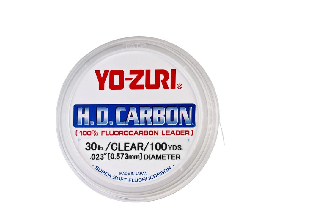 Yo-Zuri H.D. Vorfachschnur aus Kohlenstoff Fluorocarbon 80-Pound/30-Yard Clear, 30-Yard Clear