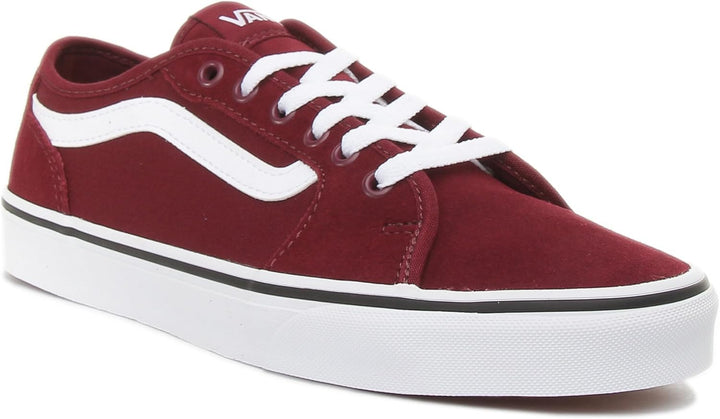 Vans Herren Filmore Decon Wildleder Canvas Trainer, Black/Black 40.5 EU Suede Canvas Port Royale Whi