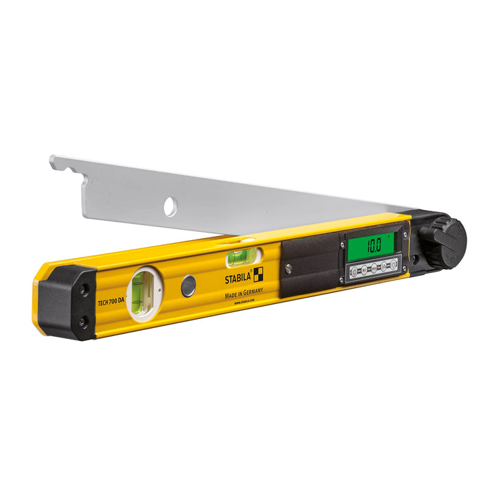 STABILA Elektronischer Winkelmesser TECH 700 DA, 45 cm, 1 Digital-Display, Messbereich: 0° – 270°, A