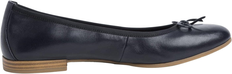 Tamaris Ballerina Damen Elegant Navy 1 38 EU, Navy 1 38 EU