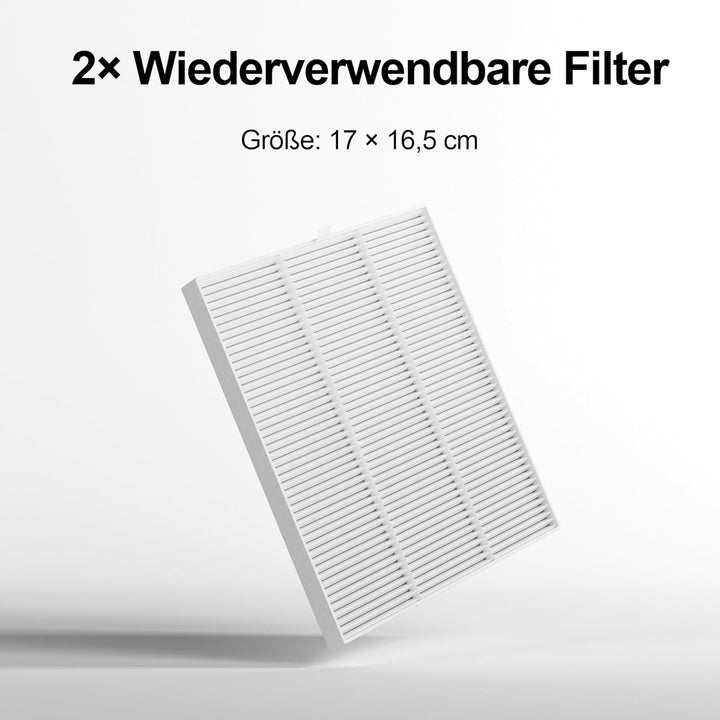 L'UGX Ersatzfilter für Nagelstaubsauger – 2er Pack Filter passend für Staubabsaugung für Nägel, Nage