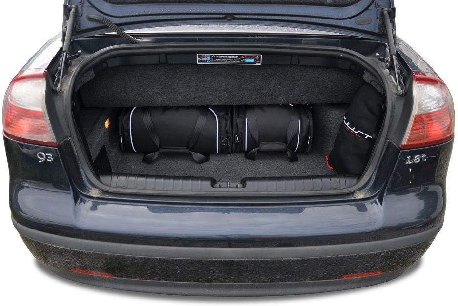 KJUST Dedizierte Reisetaschen 4 stk kompatibel mit SAAB 9-3 CABRIO II 2002-2011