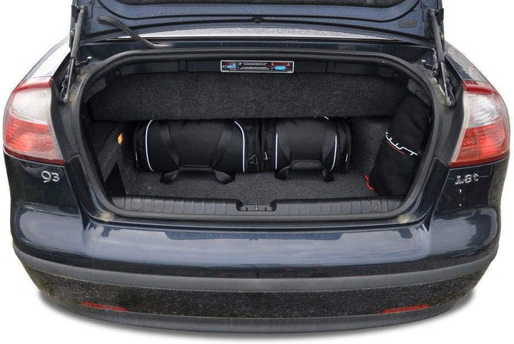 KJUST Dedizierte Reisetaschen 4 stk kompatibel mit SAAB 9-3 CABRIO II 2002-2011