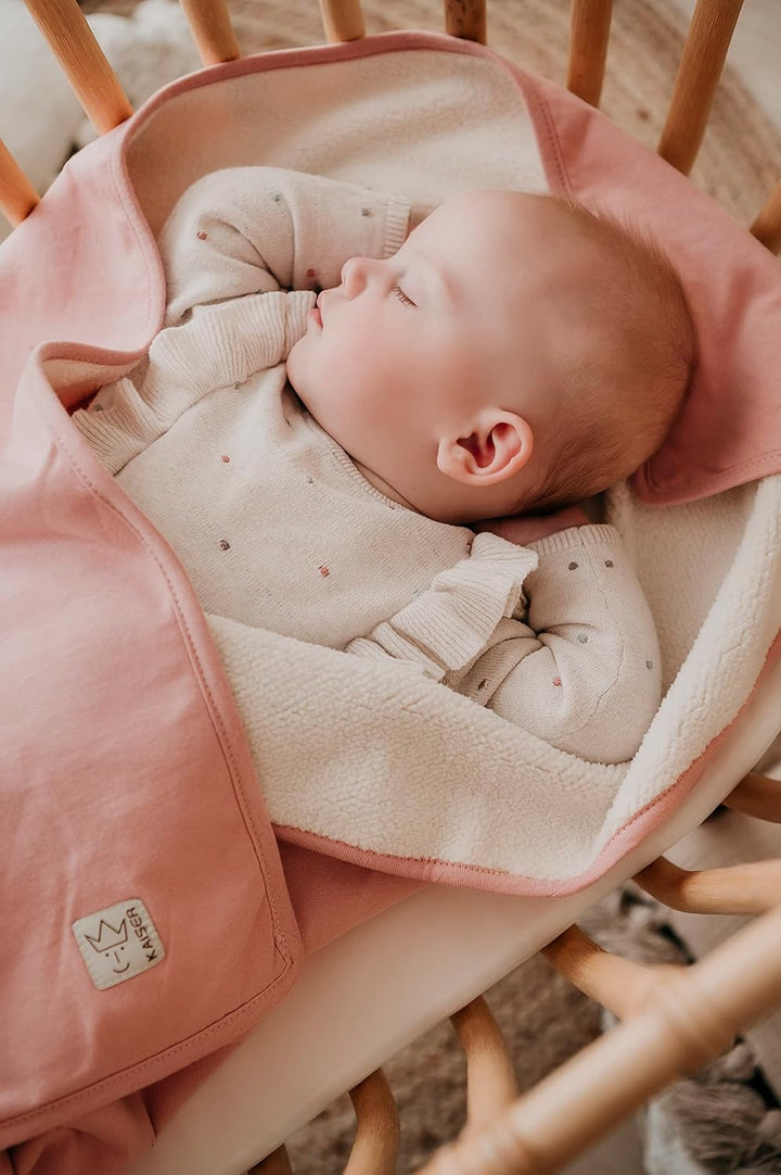 Kaiser 6531834 Jersey Blanket Winter, Babydecke für Babyschale, Pucktuch, Neugeborene, für Herbst/Wi