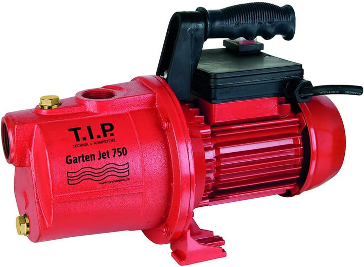 T.I.P. Gartenpumpe Guss (2.800 l/h Fördermenge, 42 m Förderhöhe, 4,2 bar Druck, 600 W, selbstansauge