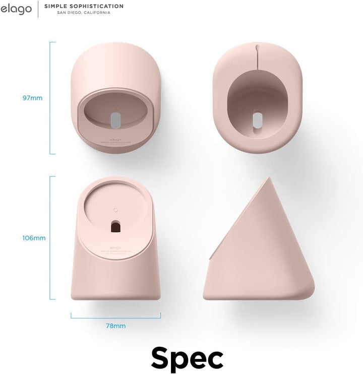 elago MS1 Ladestation Kompatibel mit MagSafe Ladegerät, Premium Ständer Kompatibel mit iPhone 15, 14
