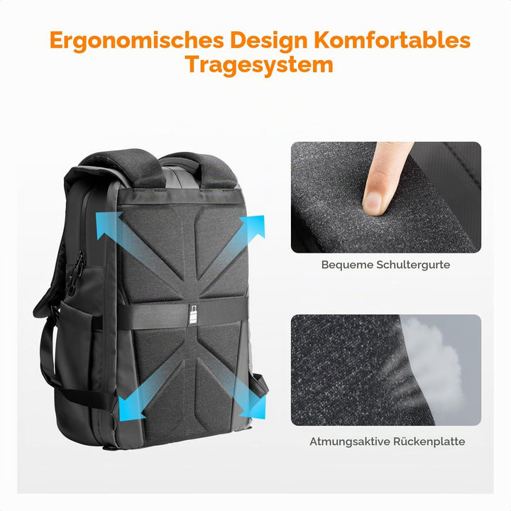 K&amp;F CONCEPT Kamerarucksäcke 20L, Grosse Camera Backpack 15,6 Zoll Laptopfach, Spritzwassergeschutzt